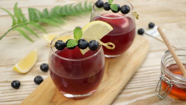 Blueberry Ginger Toddy