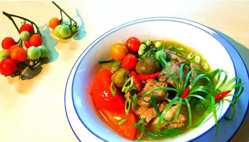 Cách làm món canh sườn nấu sấu chua chua dễ ăn