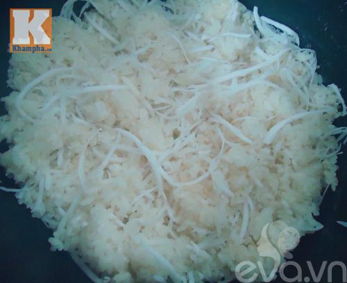 Cách làm món xôi dừa đậu phộngcho bữa sáng