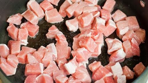 Công thức món thịt lợn xốt tương