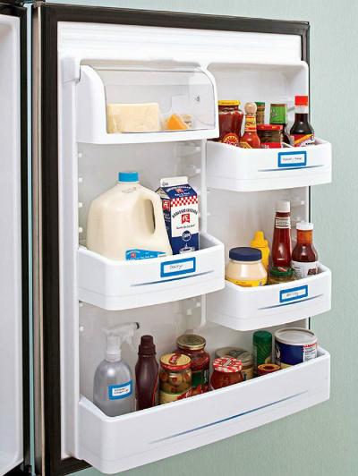 Mẹo xếp đồ để tủ lạnh không còn là 'bãi chiến trường'