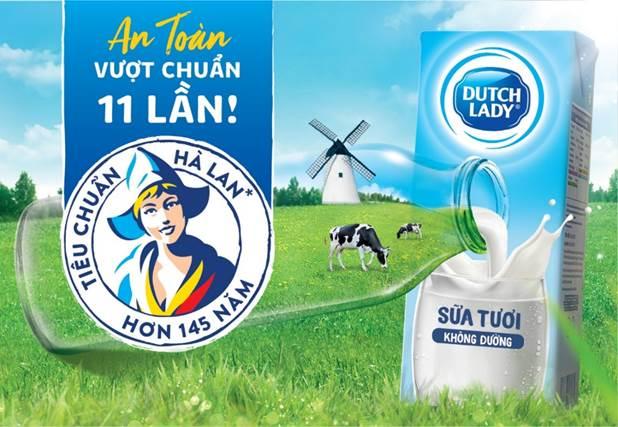 Sữa tươi cân bằng đường, muối cho trẻ em Việt