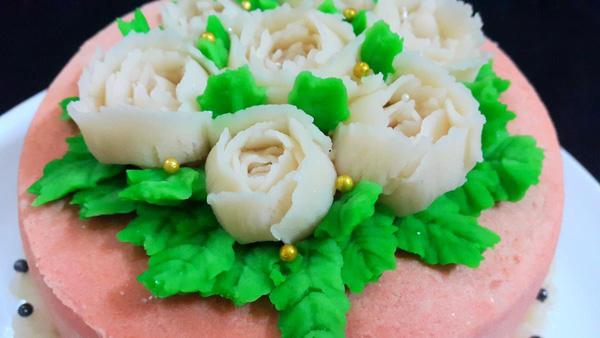 Xôi trang trí theo kiểu bánh gato Hàn: Đẹp ngỡ ngàng khiến chị em xuýt xoa