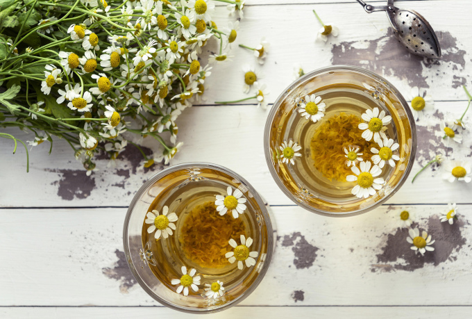 Công dụng sức khỏe của trà hoa cúc
