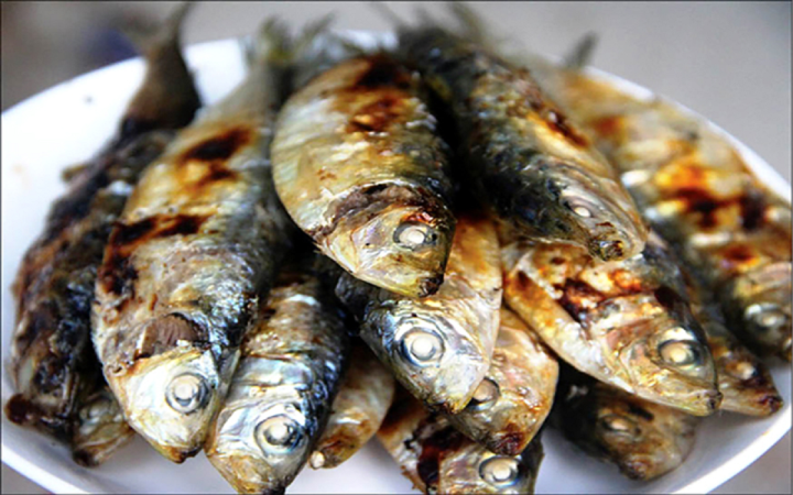 Mê mệt món cá trích nướng bên bếp than hồng ở Nghệ An